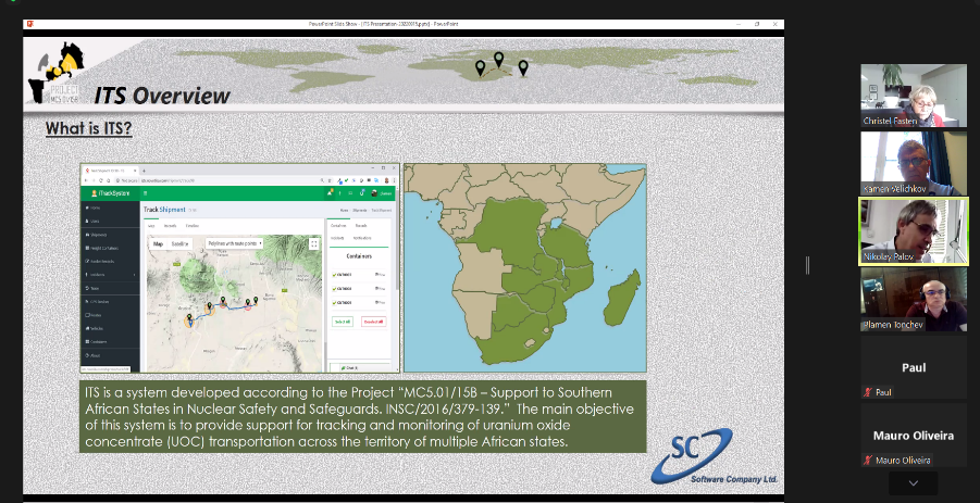 ISTC carried out online training on safe transportation of nuclear material in Southern Africa
