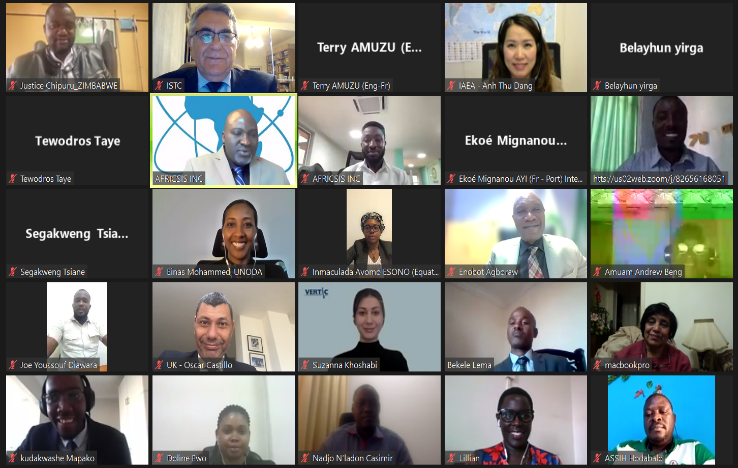 ISTC participates in a webinar on A/CPPNM for African countries.