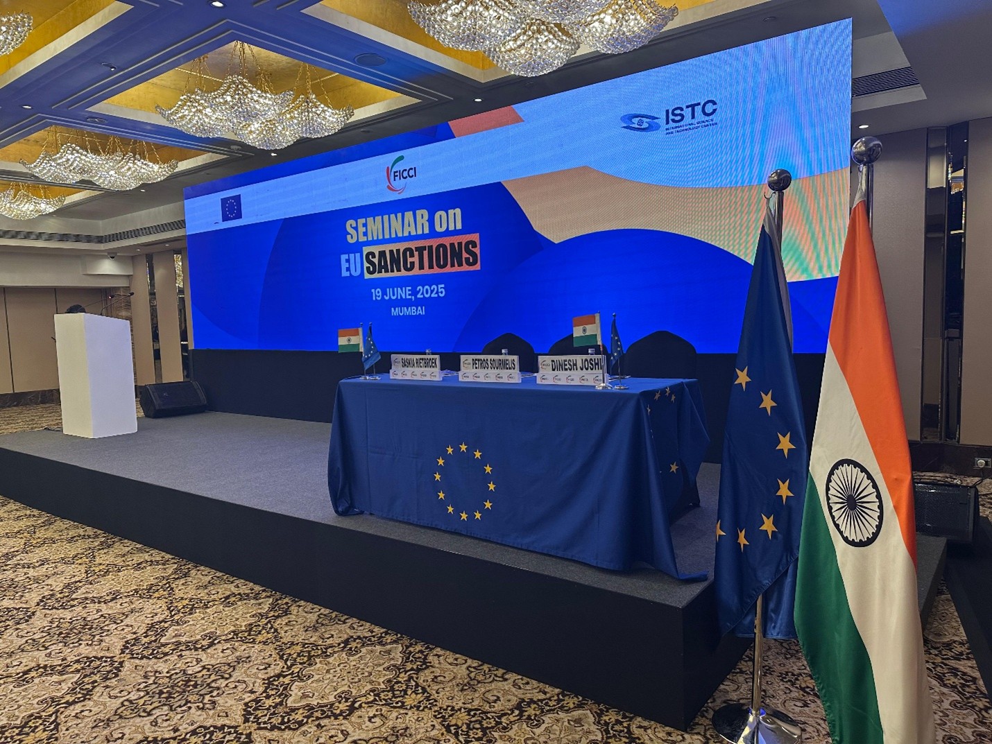 EU sanctions seminar held in New Delhi and Mumbai