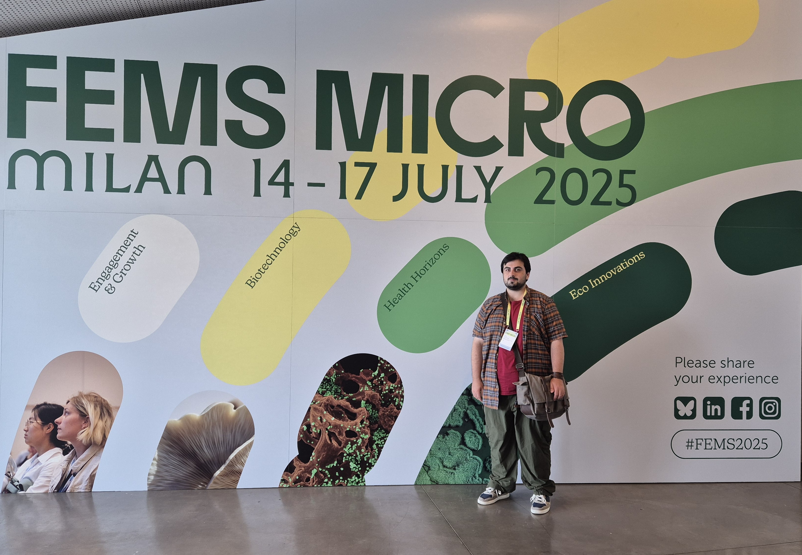 ISTC sponsored a scientist from Georgia to participate in international microbiology congress “FEMS Micro 2025”