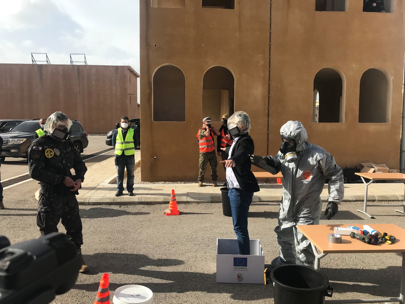 CBRN Counter terrorism field exercise ARZ 2021 December 6-9 2021, Aramoun Training Village, Beirut, Lebanon