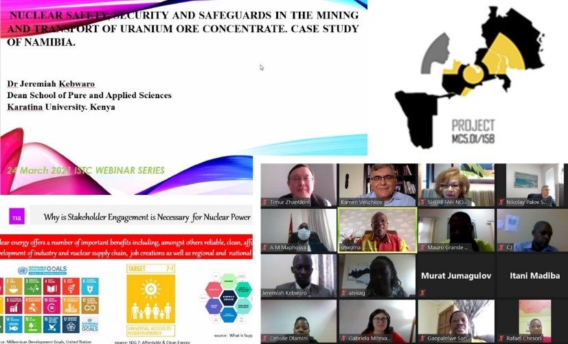 Experts from 17 Countries Discuss Stakeholders’ Engagement in Nuclear Safety and Safeguards at an ISTC webinar