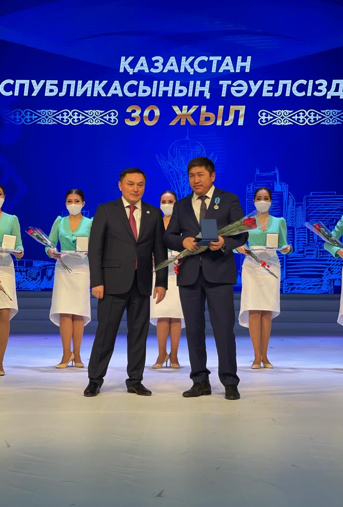 ISTC's Deputy Executive Director is awarded the Kazakh State Award and Medal  "Order For Labor Perfection & Merit"