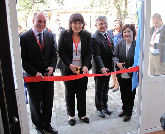 Opening of the newly renovated Animal Breeding Facility at KSCQZD in Kazakhstan