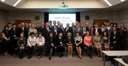 Japan-Russia International Workshop 2013 (JRIW2013) on Infectious Diseases - New Aspects of Epidemiology, Pathogenesis, Treatment and Prevention - was held inTokyo on 26 October, 2013