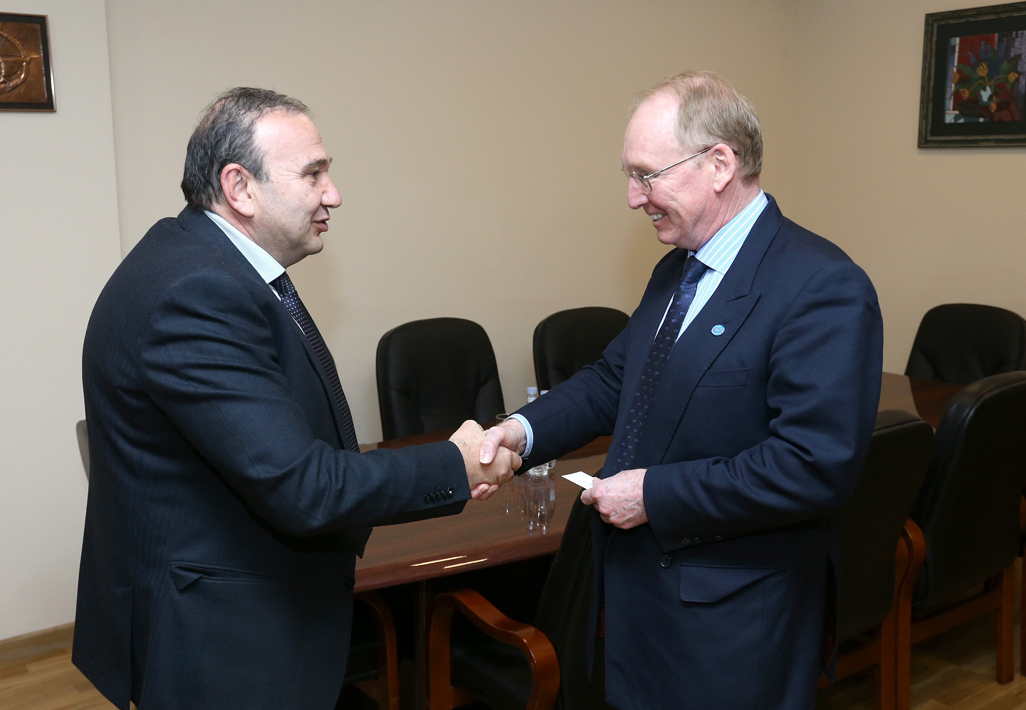 ISTC's Executive Director meets with the Minister of Education and Science of the Republic of Armenia, Mr. Levon Mkrtchyan