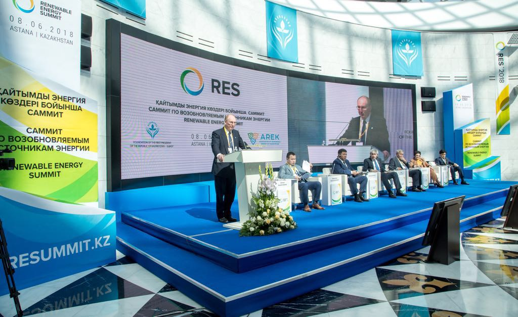 2nd Astana Renewable Energy Summit (RES) on 8th June 2018  /  Summit Keynote Speakers supported by ISTC visit ISTC Head Office in Astana.