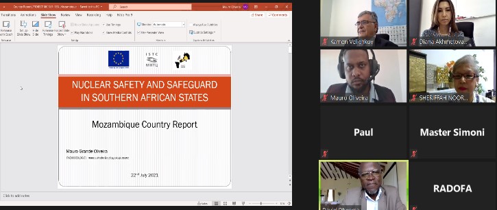 Nuclear governance in Mozambique undergoes a peer review at an ISTC Webinar